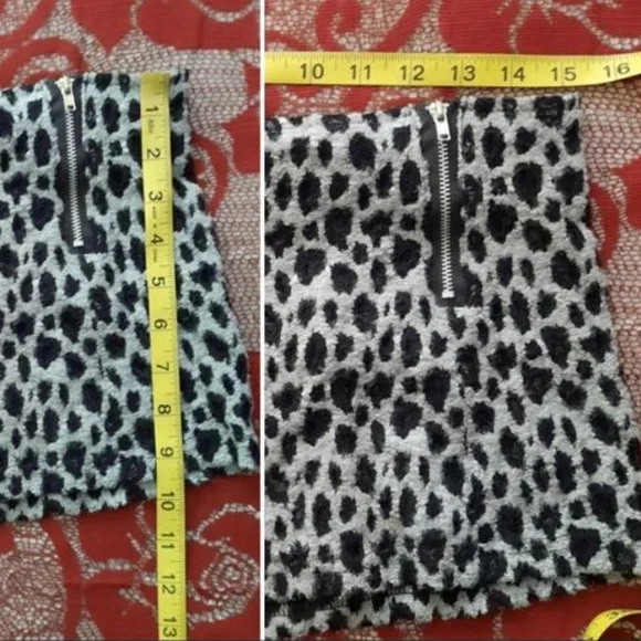 EXCELLENT CONDITION VINTAGE DEADSTOCK SHEER PUNK GOTH MINISKIRT by DOGPILE!